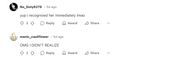 Comments by fans
